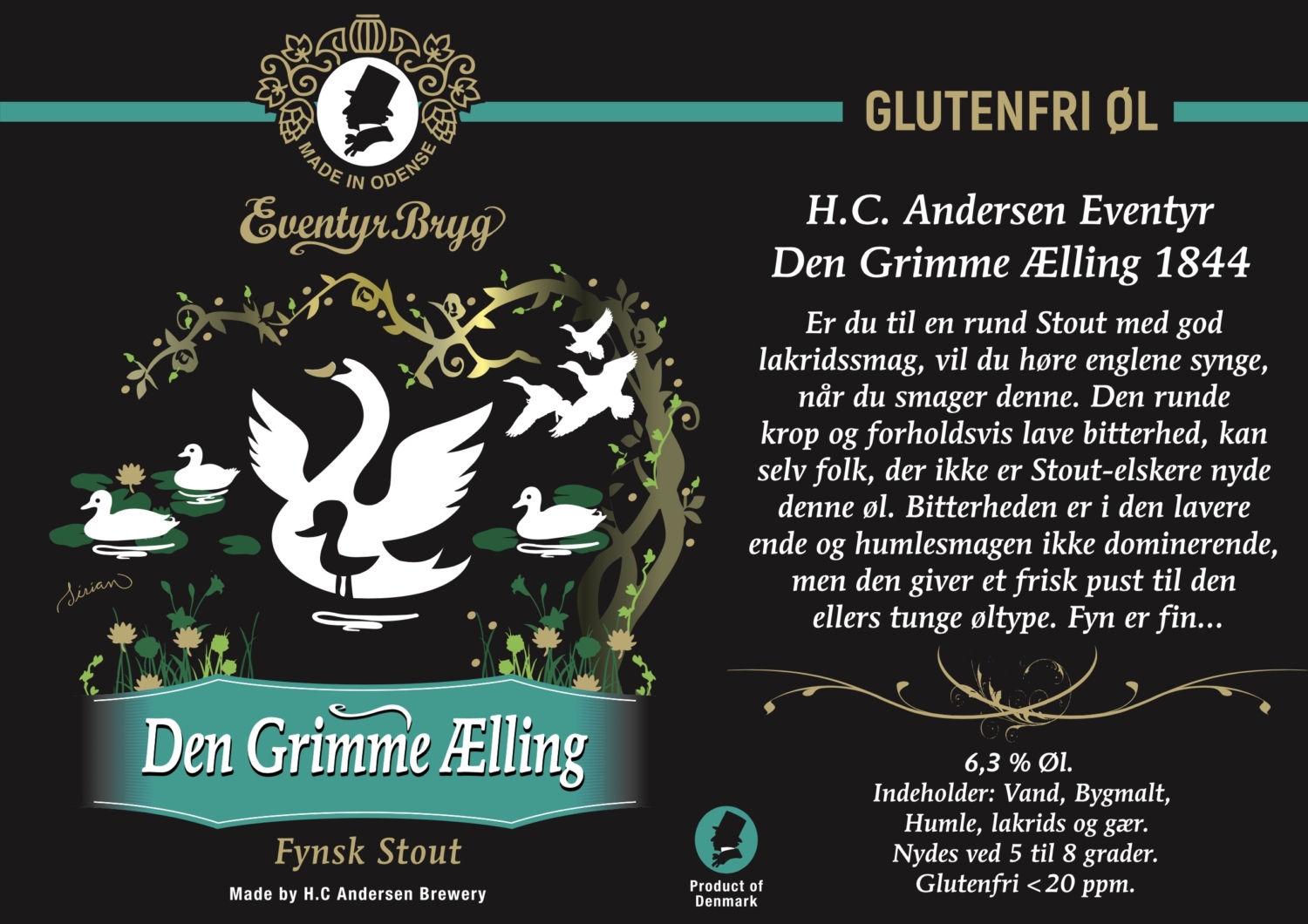 Den grimme ælling, øl, hc andersen bryghus