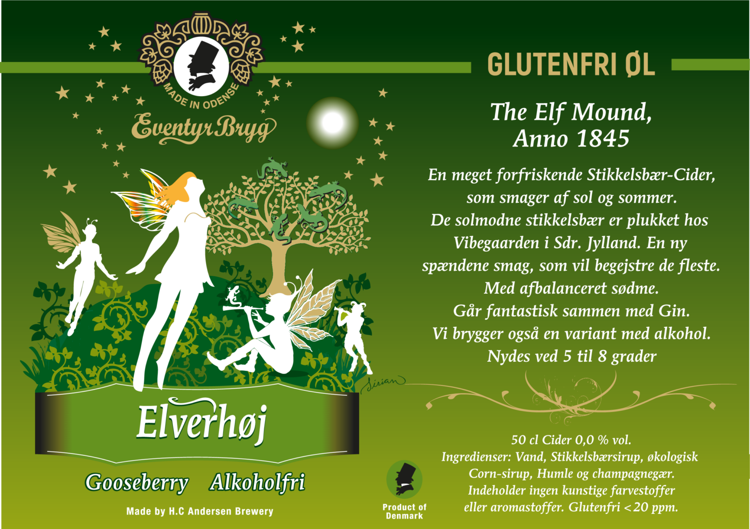 elverhøj alkoholfri øl, øl, hc andersen bryghus
