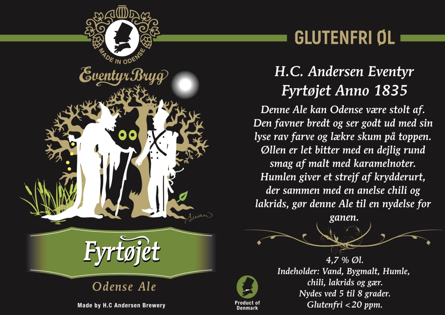 Fyrtøjet, hc andersen bryghus, øl