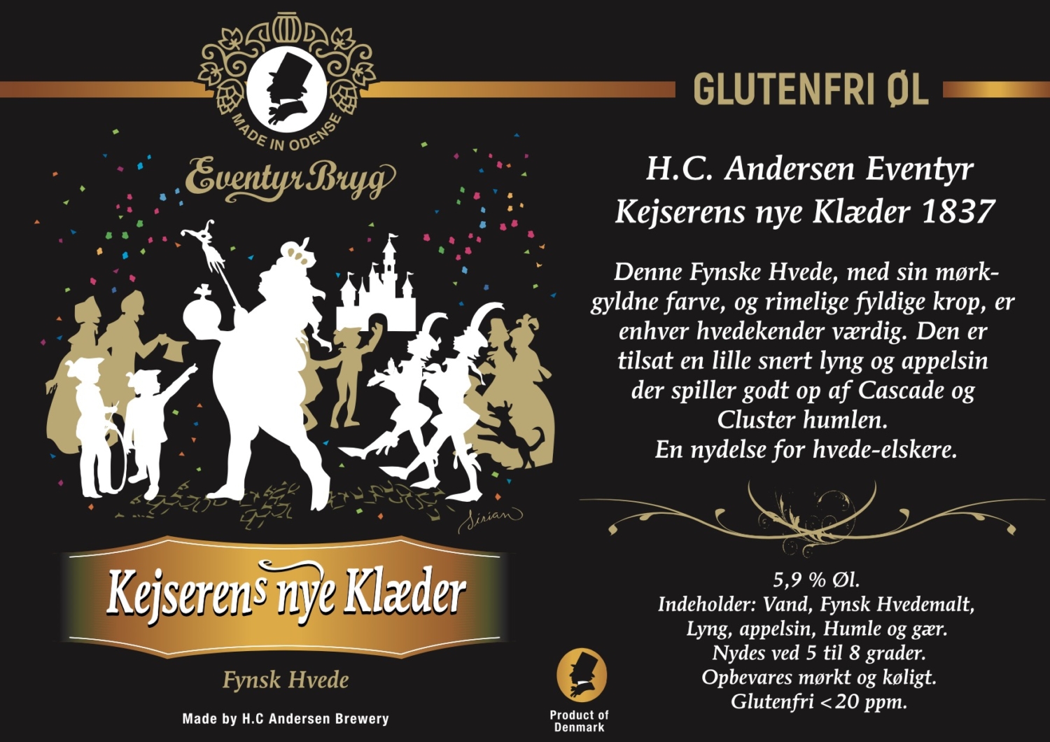kejserens nye klæder, øl, HC andersen bryghus