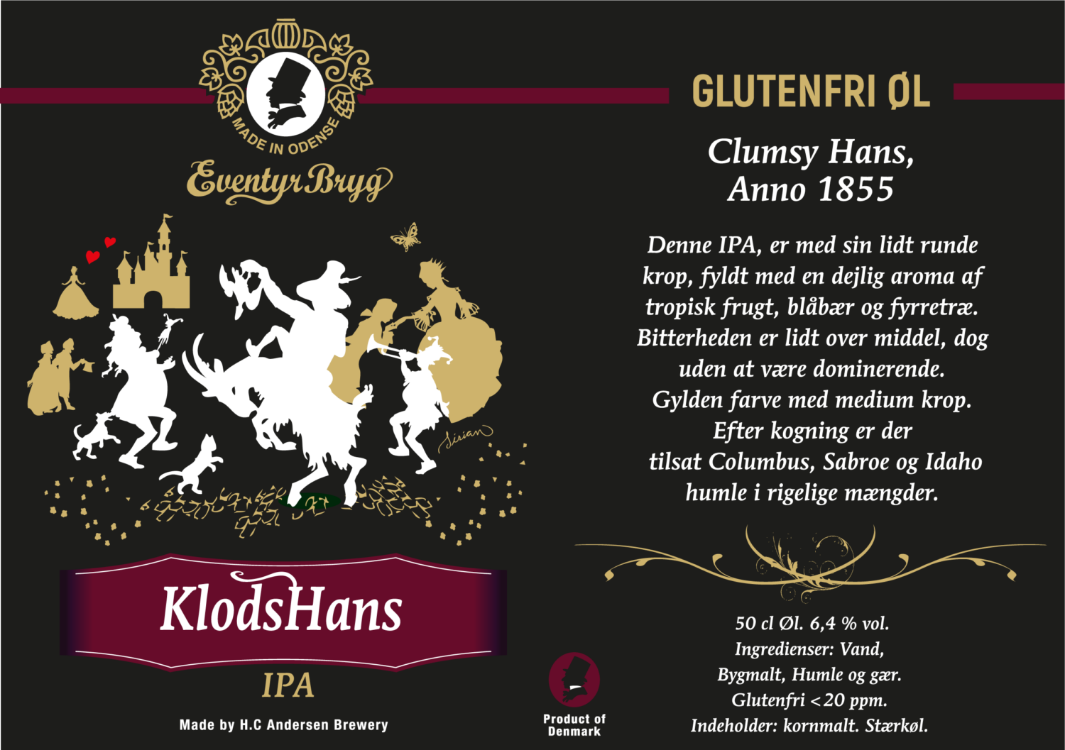 Klods Hans, øl, HC Andersen bryghus